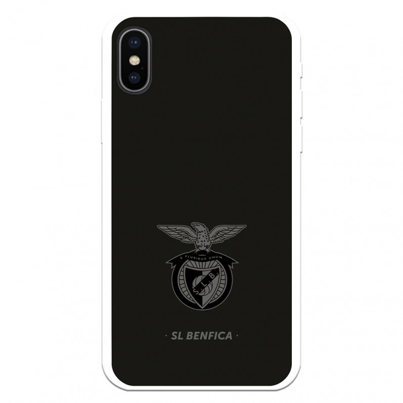 Funda para iPhone X del Escudo Fondo Negro  - Licencia Oficial Benfica