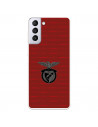 Funda para Samsung Galaxy S21 Plus del Escudo Fondo Granate  - Licencia Oficial Benfica