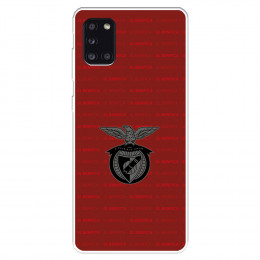 Funda para Samsung Galaxy A31 del Escudo Fondo Granate  - Licencia Oficial Benfica