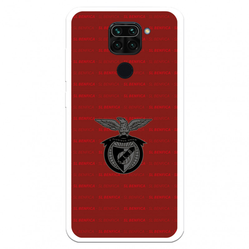 Funda para Xiaomi Redmi Note 9 del Escudo Fondo Granate  - Licencia Oficial Benfica