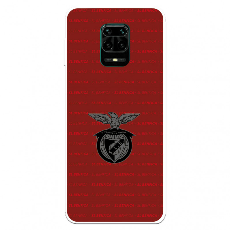 Funda para Xiaomi Redmi Note 9S del Escudo Fondo Granate  - Licencia Oficial Benfica