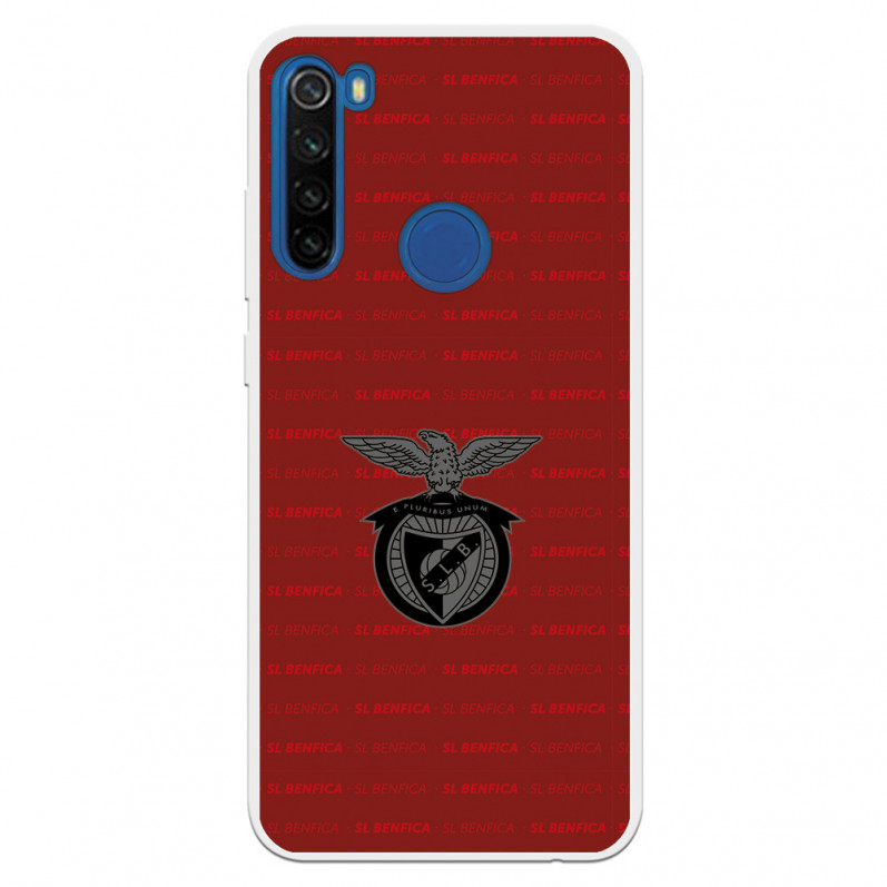 Funda para Xiaomi Redmi Note 8T del Escudo Fondo Granate  - Licencia Oficial Benfica