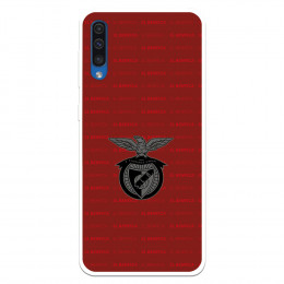 Funda para Samsung Galaxy A50 del Escudo Fondo Granate  - Licencia Oficial Benfica