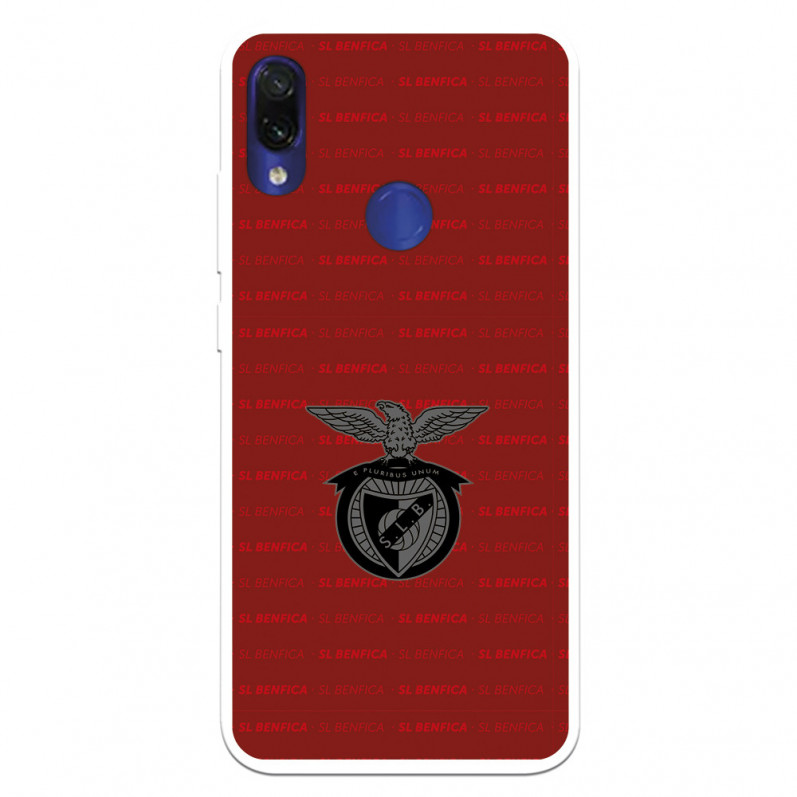 Funda para Xiaomi Redmi Note 7 del Escudo Fondo Granate  - Licencia Oficial Benfica