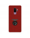 Funda para Samsung Galaxy S9 Plus del Escudo Fondo Granate  - Licencia Oficial Benfica