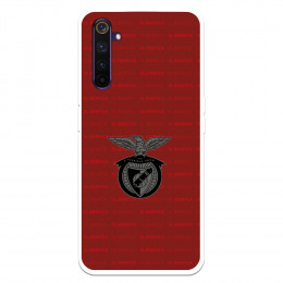 Funda para Realme 6 Pro del Escudo Fondo Granate  - Licencia Oficial Benfica