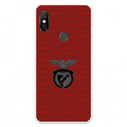 Funda para Xiaomi Mi 6 Pro del Escudo Fondo Granate  - Licencia Oficial Benfica