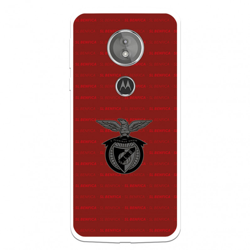 Funda para Motorola Moto E5 del Escudo Fondo Granate  - Licencia Oficial Benfica