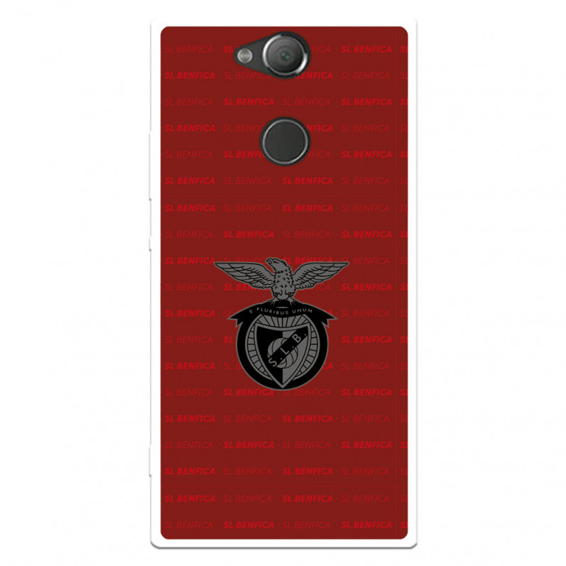 Funda para Sony Xperia XA2 del Escudo Fondo Granate  - Licencia Oficial Benfica