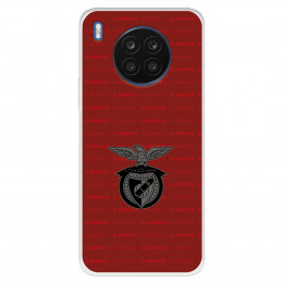 Funda para Huawei Honor 50 Lite del Escudo Fondo Granate  - Licencia Oficial Benfica