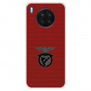 Funda para Huawei Honor 50 Lite del Escudo Fondo Granate  - Licencia Oficial Benfica