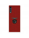 Funda para LG Velvet 5G del Escudo Fondo Granate  - Licencia Oficial Benfica