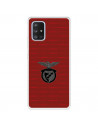 Funda para Samsung Galaxy A71 5G del Escudo Fondo Granate  - Licencia Oficial Benfica