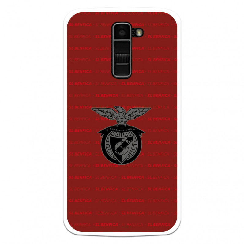 Funda para LG K10 del Escudo Fondo Granate  - Licencia Oficial Benfica