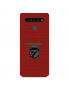 Funda para LG K41s del Escudo Fondo Granate  - Licencia Oficial Benfica