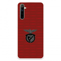 Funda para Realme 6 del Escudo Fondo Granate  - Licencia Oficial Benfica