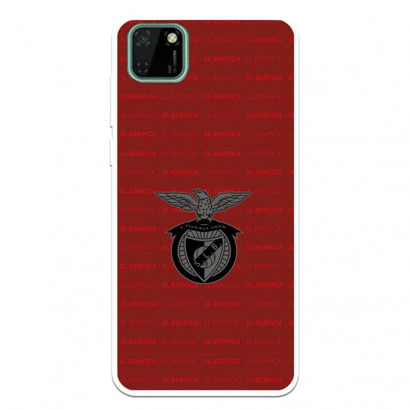 Funda para Huawei Y5p del Escudo Fondo Granate  - Licencia Oficial Benfica