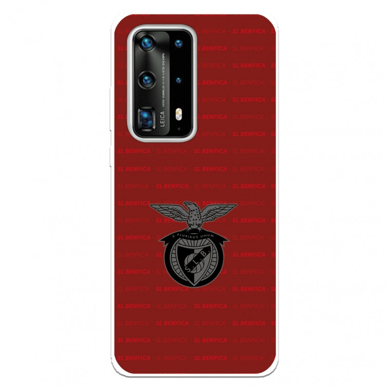 Funda para Huawei P40 Pro del Escudo Fondo Granate  - Licencia Oficial Benfica