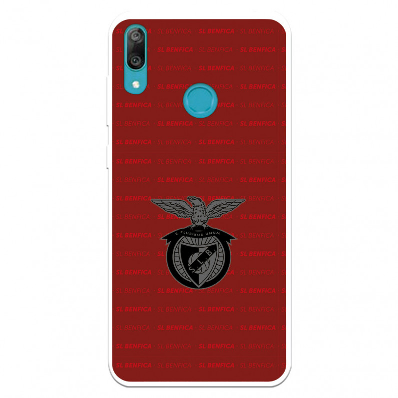 Funda para Huawei Y7 2019 del Escudo Fondo Granate  - Licencia Oficial Benfica