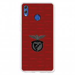 Funda para Huawei Honor 8X del Escudo Fondo Granate  - Licencia Oficial Benfica