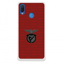 Funda para Huawei P Smart Plus del Escudo Fondo Granate  - Licencia Oficial Benfica