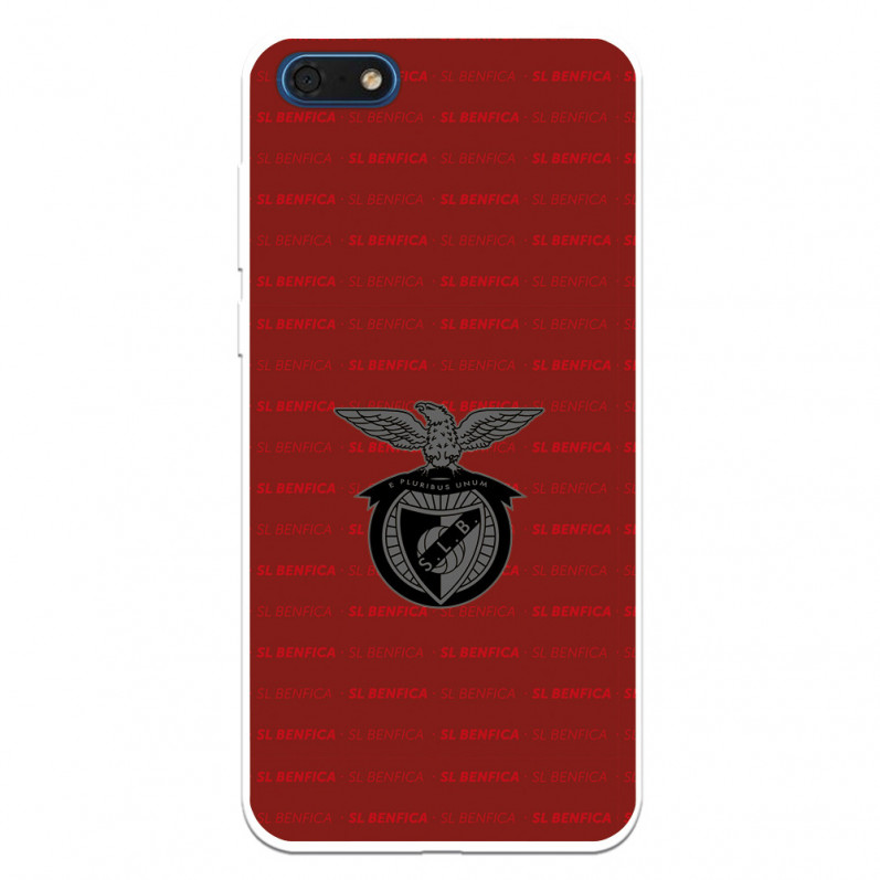 Funda para Huawei Honor 7S del Escudo Fondo Granate  - Licencia Oficial Benfica