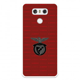 Funda para LG G6 del Escudo Fondo Granate  - Licencia Oficial Benfica