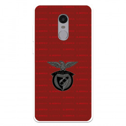 Funda para Xiaomi Redmi Note 4 del Escudo Fondo Granate  - Licencia Oficial Benfica