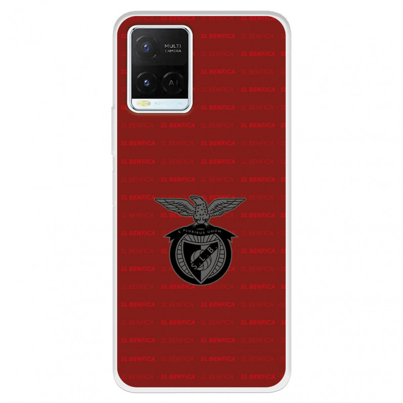 Funda para Vivo Y21S del Escudo Fondo Granate  - Licencia Oficial Benfica