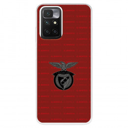 Funda para Xiaomi Redmi 10 del Escudo Fondo Granate  - Licencia Oficial Benfica