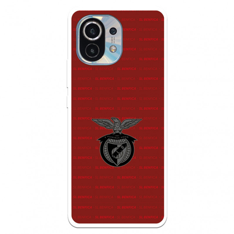 Funda para Xiaomi Mi 11 del Escudo Fondo Granate  - Licencia Oficial Benfica