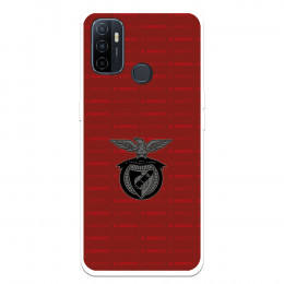 Funda para Oppo A53 del Escudo Fondo Granate  - Licencia Oficial Benfica