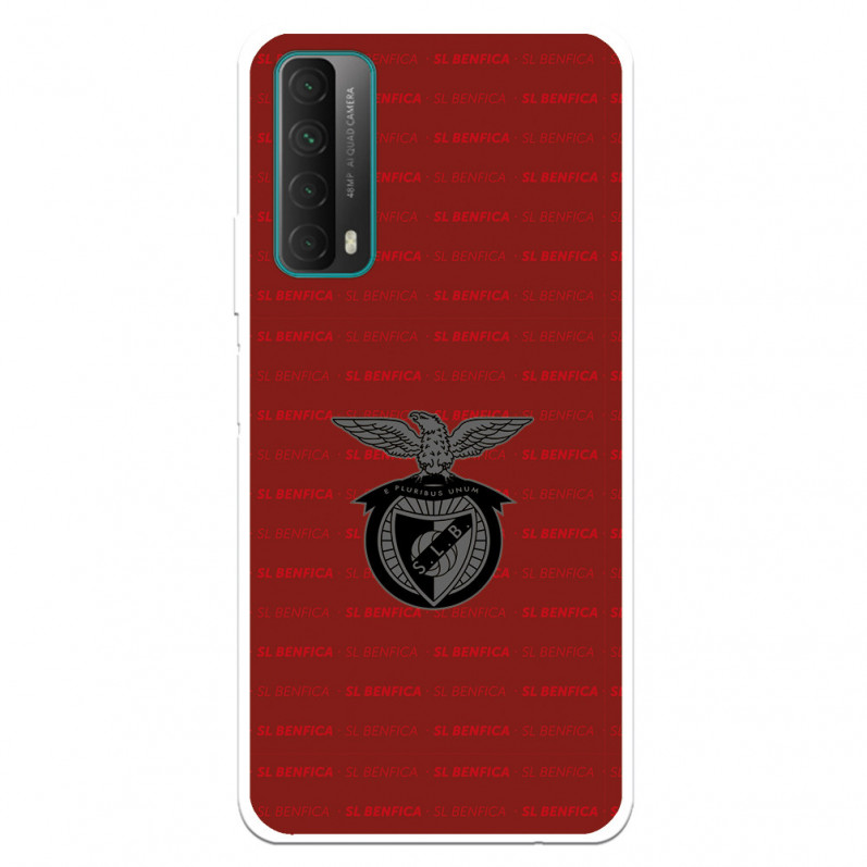 Funda para Huawei P Smart 2021 del Escudo Fondo Granate  - Licencia Oficial Benfica