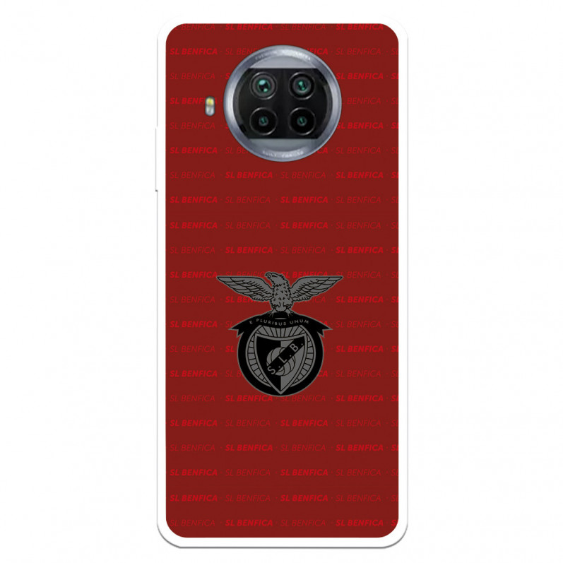 Funda para Xiaomi Mi 10T Lite del Escudo Fondo Granate  - Licencia Oficial Benfica