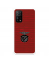 Funda para Xiaomi Mi 10T del Escudo Fondo Granate  - Licencia Oficial Benfica