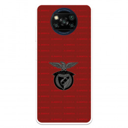 Funda para Xiaomi Poco X3 del Escudo Fondo Granate  - Licencia Oficial Benfica