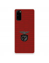 Funda para Samsung Galaxy S20 del Escudo Fondo Granate  - Licencia Oficial Benfica