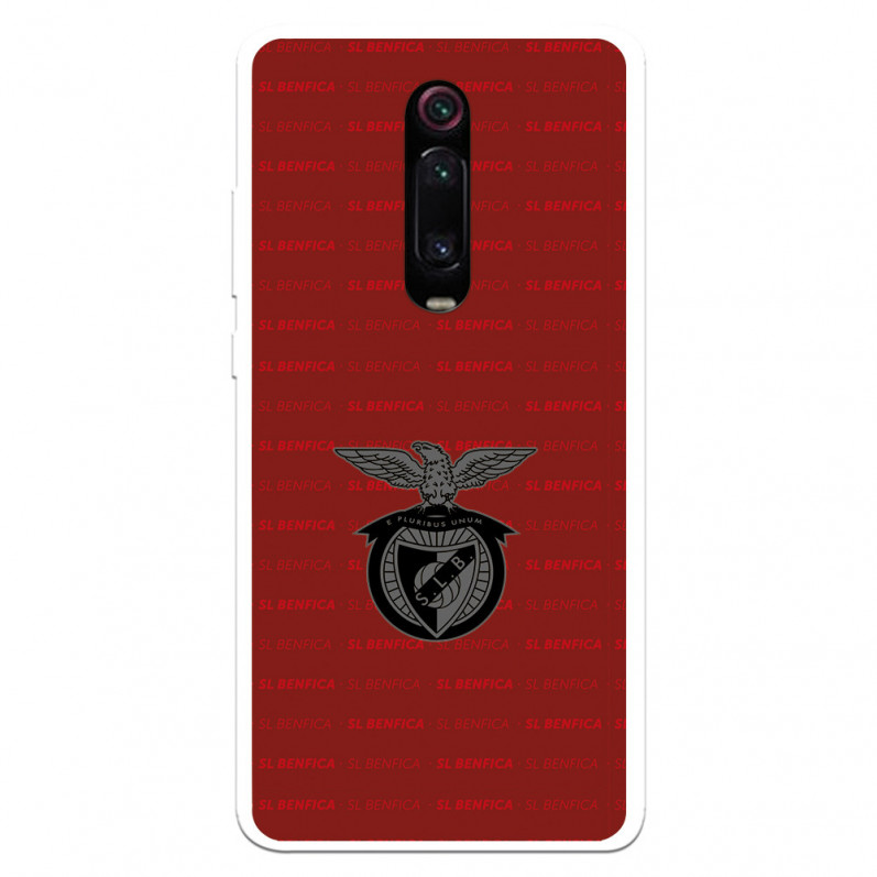 Funda para Xiaomi Mi 9T del Escudo Fondo Granate  - Licencia Oficial Benfica