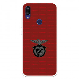 Funda para Xiaomi Redmi 7 del Escudo Fondo Granate  - Licencia Oficial Benfica