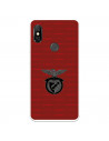 Funda para Xiaomi Redmi Note 6 del Escudo Fondo Granate  - Licencia Oficial Benfica