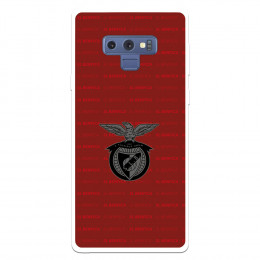 Funda para Samsung Galaxy Note9 del Escudo Fondo Granate  - Licencia Oficial Benfica