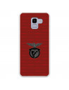 Funda para Samsung Galaxy J6 2018 del Escudo Fondo Granate  - Licencia Oficial Benfica