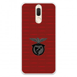 Funda para Huawei Mate 10 Lite del Escudo Fondo Granate  - Licencia Oficial Benfica