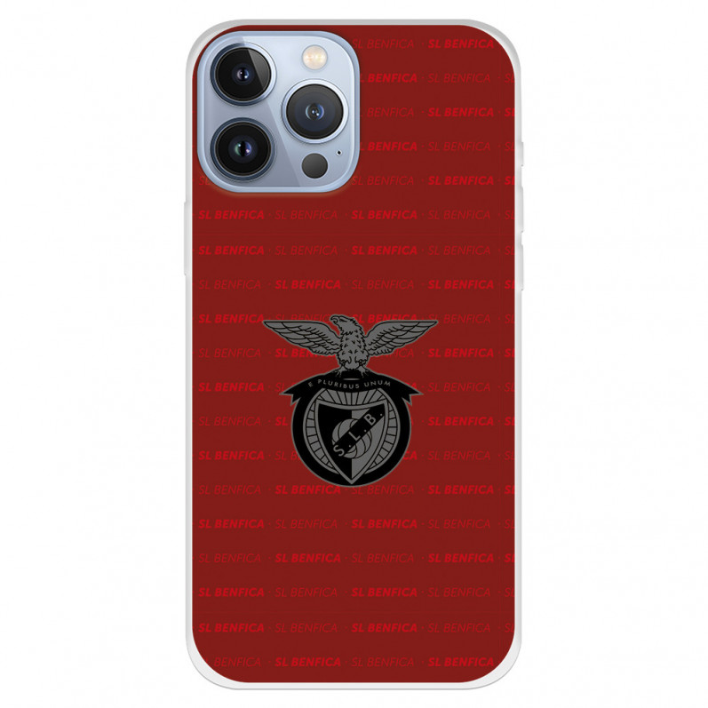 Funda para iPhone 13 Pro Max del Escudo Fondo Granate  - Licencia Oficial Benfica