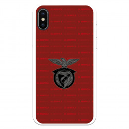 Funda para iPhone X del Escudo Fondo Granate  - Licencia Oficial Benfica