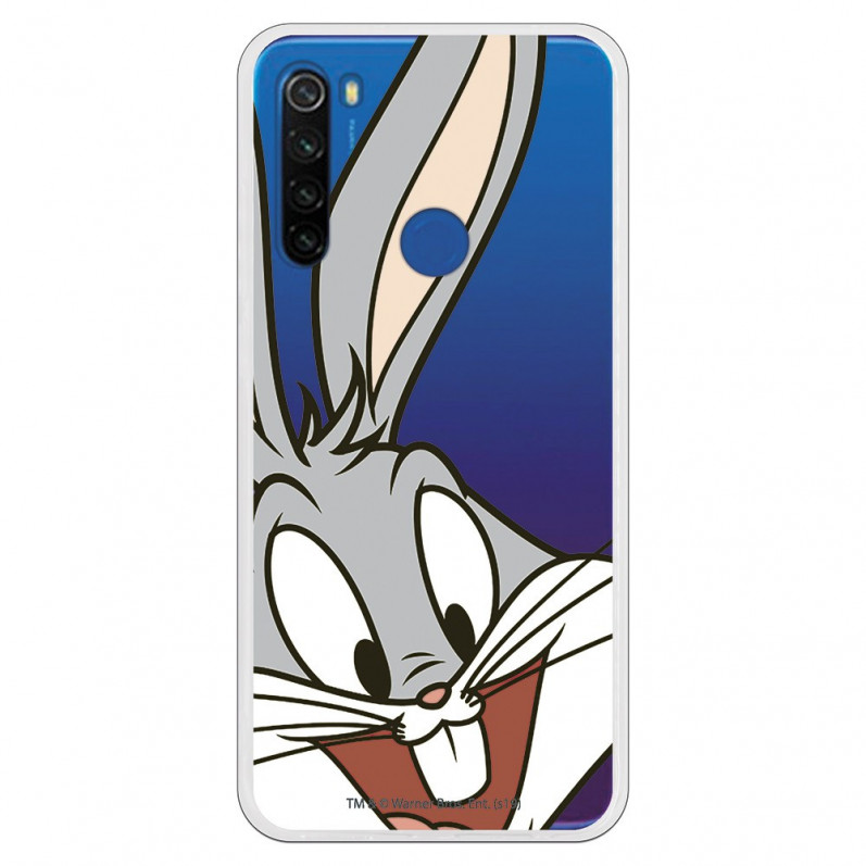 Pouzdro pro Xiaomi Redmi Note 8T Official Warner Bros Bugs Bunny Transparent Silhouette - Looney Tunes