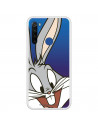 Pouzdro pro Xiaomi Redmi Note 8T Official Warner Bros Bugs Bunny Transparent Silhouette - Looney Tunes