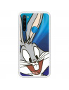 Pouzdro pro Xiaomi Redmi Note 8 Oficiální Warner Bros Bugs Bunny Transparent Silhouette - Looney Tunes