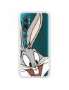 Pouzdro pro Xiaomi Mi Note 10 Pro Oficiální Warner Bros Bugs Bunny Transparent Silhouette - Looney Tunes