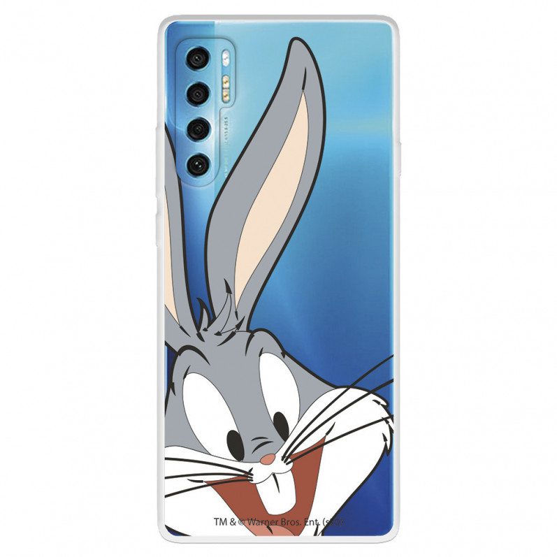 TCL Pouzdro pro 20 Pro 5G Official Warner Bros Bugs Bunny Silhouette Transparent - Looney Tunes